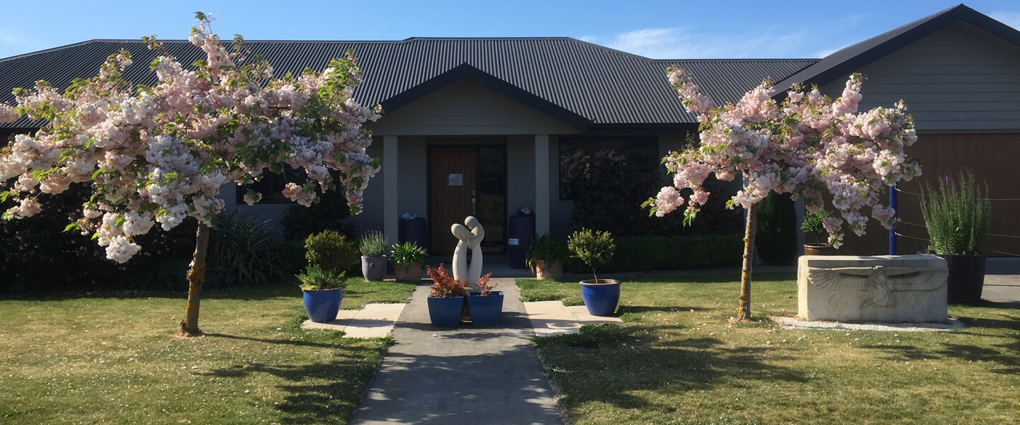 View Of Main Entrance To Pampers Escape Beauty Therapy Clinic In Blenheim Marlborough NZ